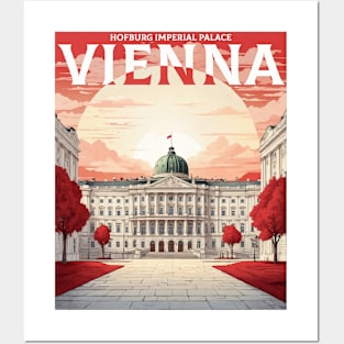 Vienna Austria Vintage Travel Poster Tourism Posters and Art